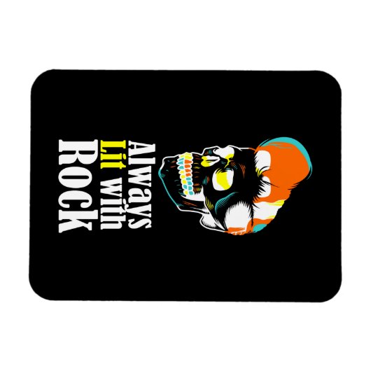 Immer mit Felsen beleuchtet Magnet (Horizontal)