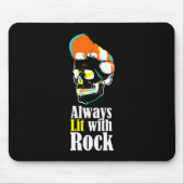 Immer mit Felsen beleuchtet Mousepad (Vorne)