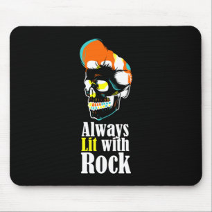 Immer mit Felsen beleuchtet Mousepad