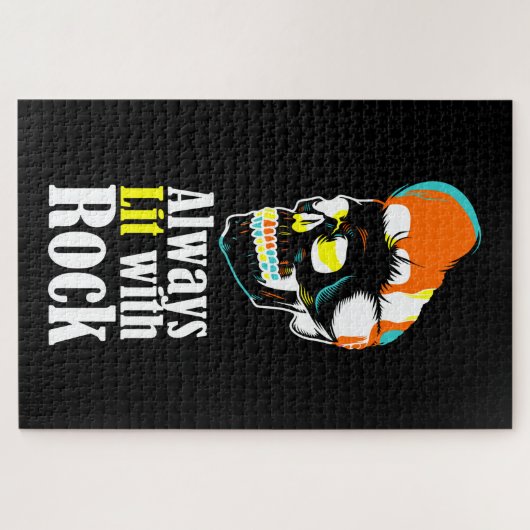 Immer mit Felsen beleuchtet Puzzle (Horizontal)