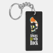 Immer mit Felsen beleuchtet Schlüsselanhänger (Vorderseite links)