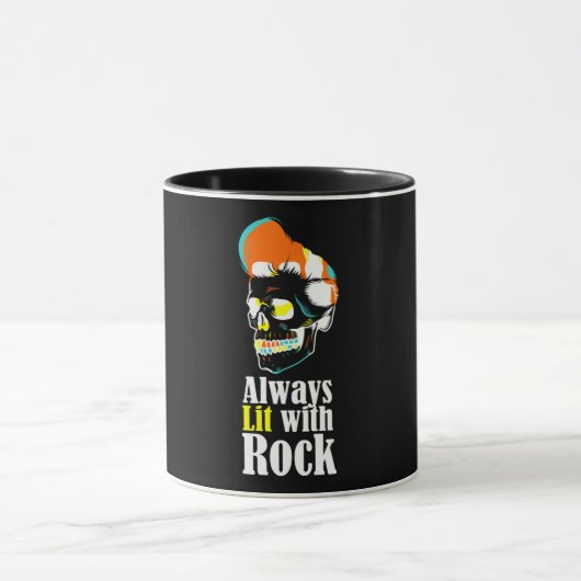 Immer mit Felsen beleuchtet Tasse (Zentrum)