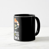 Immer mit Felsen beleuchtet Tasse (VorderseiteRechts)
