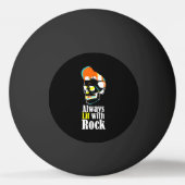 Immer mit Felsen beleuchtet Tischtennisball (Rückseite)