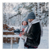 Immer mit Metalldruck Poster (Vorderseite)