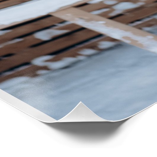 Immer mit Metalldruck Poster (Ecke)