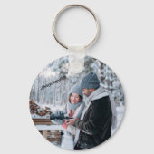 Immer mit Metalldruck Schlüsselanhänger (Vorderseite)