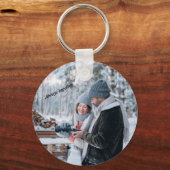 Immer mit Metalldruck Schlüsselanhänger (Vorderseite)