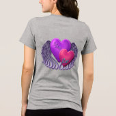 Immer mit mir Tri-Blend shirt (Rückseite)