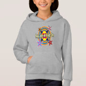 Immer mit Retro-Stars tanzen Hoodie (Vorderseite)