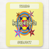 Immer mit Retro-Stars tanzen Mousepad (Vorne)