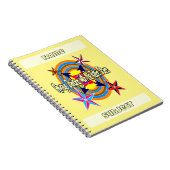 Immer mit Retro-Stars tanzen Notizblock (Rechte Seite)