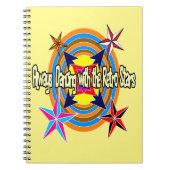 Immer mit Retro-Stars tanzen Notizblock (Vorderseite)