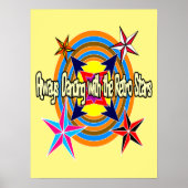 Immer mit Retro-Stars tanzen Poster (Vorne)