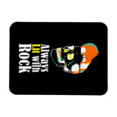 Immer mit Rock beleuchtet Magnet (Horizontal)