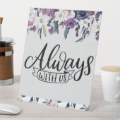 Immer mit uns ein Gedenkmal für Hochzeiten Sockelschild (In Situ)