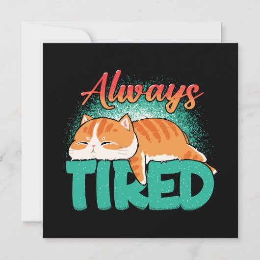 Immer müde (Vorderseite)