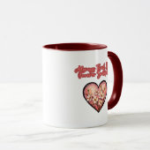 Immer müde, für immer dankbar - Mama Lebensdesign Tasse (VorderseiteRechts)
