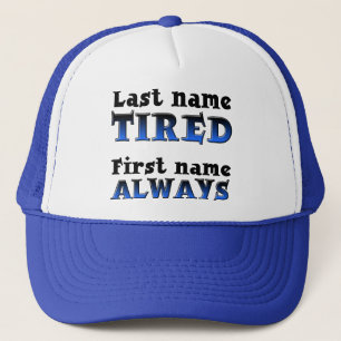 Immer Müde Lustige Ball Cap Trucker Mütze
