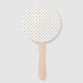 Immer nach dem kalligraphischen Script Chic Weddin Fächer (Rückseite)