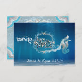 Immer nach dem Seepferd UAWG RSVP Karte (Vorne/Hinten)