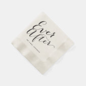 Immer nach der Skriptkalligrafie Hochzeitspapier N Serviette (Ecke)