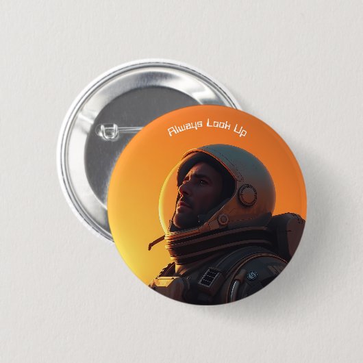 Immer nach oben suchen (Text) Button (Vorne & Hinten)