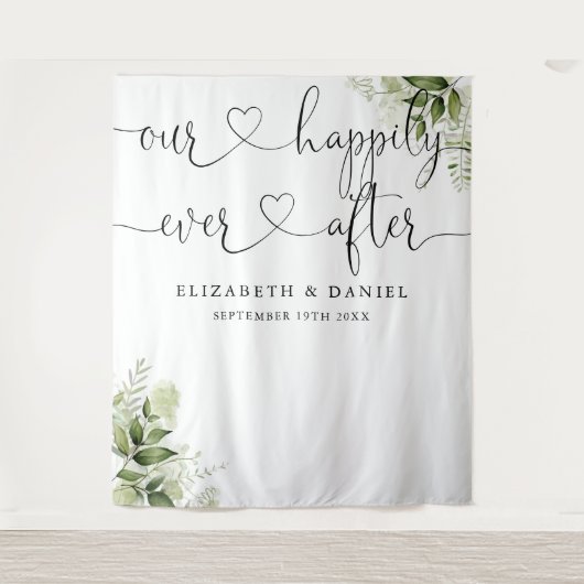 Immer nach Skriptgrün Hochzeitskugel Foto Hintergr Wandteppich (Vorderseite)