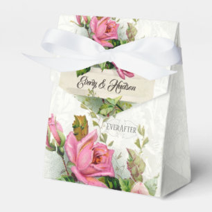 Immer nach Vintagen rosa Hochzeitsfeiern Rose Geschenkschachtel