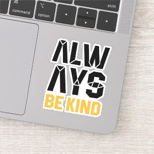 Immer nett aufkleber