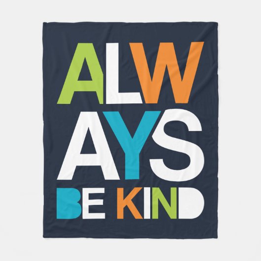 Immer nett fleecedecke (Vorderseite)