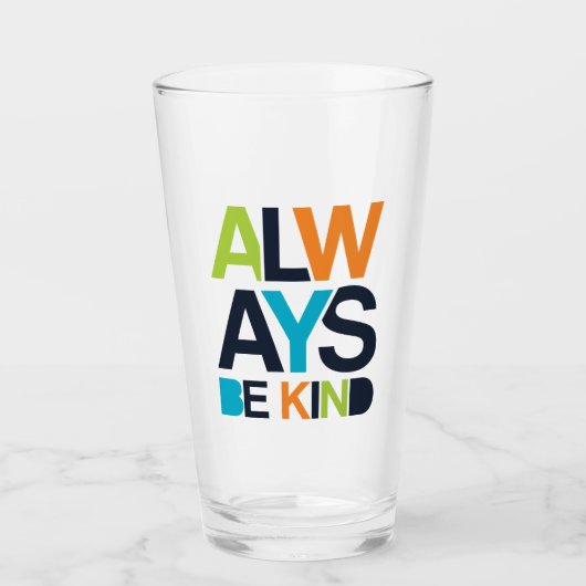 Immer nett glas (Vorderseite)