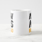Immer nett Jumbo-Tasse (Vorderseite)