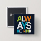 Immer nett sein button (Vorne & Hinten)