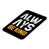 Immer nett sein magnet (Linke Seite)