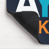 Immer nett sein mousepad (Ecke)