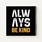 Immer nett sein notizblock (Rückseite)