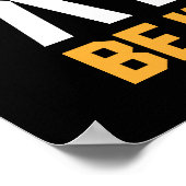 Immer nett sein poster (Ecke)