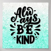 Immer nett sein poster (Vorne)