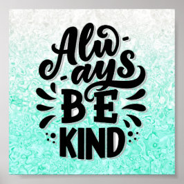 Immer nett sein poster