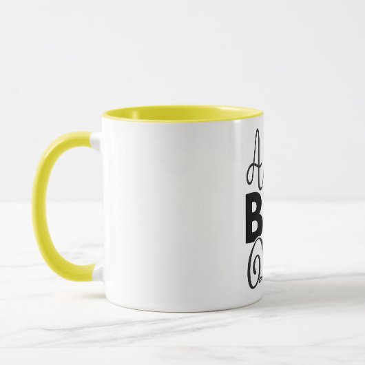 Immer nett sein tasse (Links)