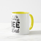 Immer nett sein tasse (VorderseiteRechts)