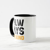 Immer nett tasse (Vorderseite Links)