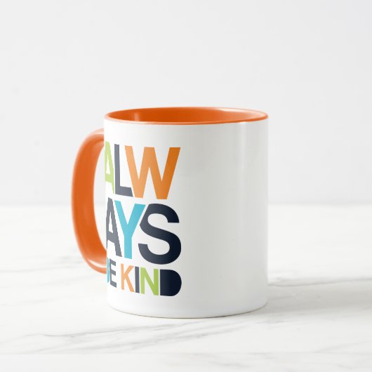 Immer nett tasse (Vorderseite Links)