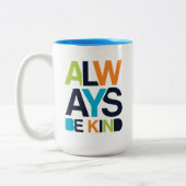 Immer nett zweifarbige tasse (Links)