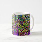 Immer nette Confetti-Baum-Tasse Kaffeetasse (VorderseiteRechts)