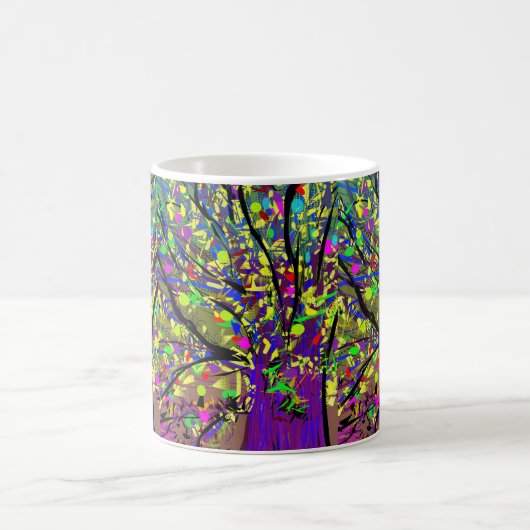 Immer nette Confetti-Baum-Tasse Kaffeetasse (Mittel)