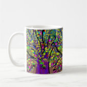 Immer nette Confetti-Baum-Tasse Kaffeetasse (Links)
