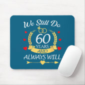 Immer noch 60. Jubiläumspaare Mousepad (Mit Mouse)