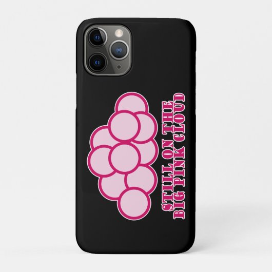 Immer noch auf der großen rosa Wolke Case-Mate iPhone Hülle (Rückseite)